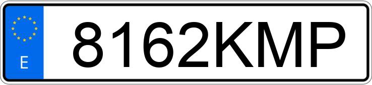 Numer rejestracyjny 8162KMP posiada SEAT LEON