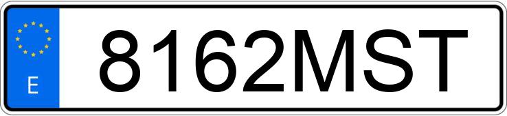 Numer rejestracyjny 8162MST posiada TOYOTA PROACE CITY VERSO