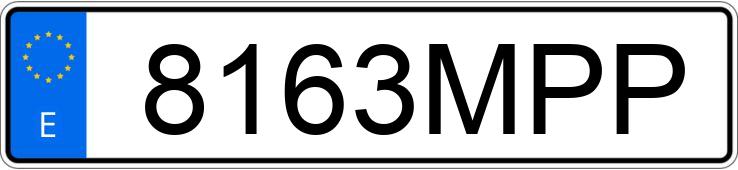 Numer rejestracyjny 8163MPP posiada MERCEDES V (638-639-447)