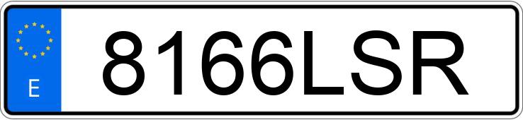Numer rejestracyjny 8166LSR posiada IVECO STRALIS