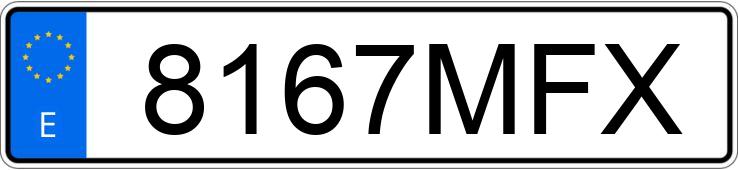 Numer rejestracyjny 8167MFX posiada FORD TRANSIT Numer rejestracyjny 8167MFX posiada FORD TRANSIT