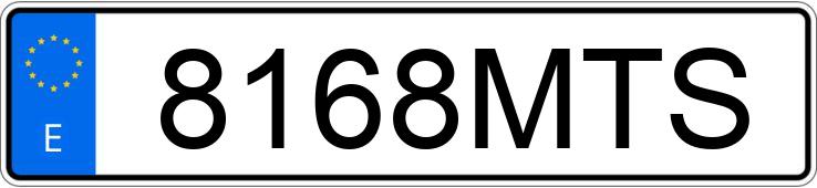 Numer rejestracyjny 8168MTS posiada SKODA FABIA