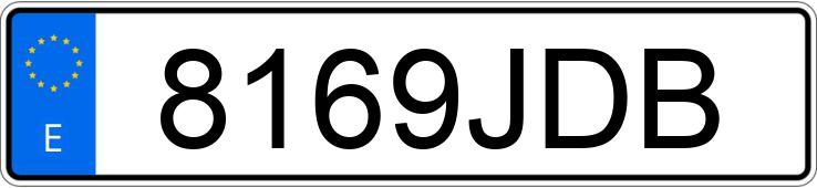 Numer rejestracyjny 8169JDB posiada IVECO DAILY