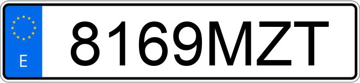 Numer rejestracyjny 8169MZT posiada SEAT ARONA