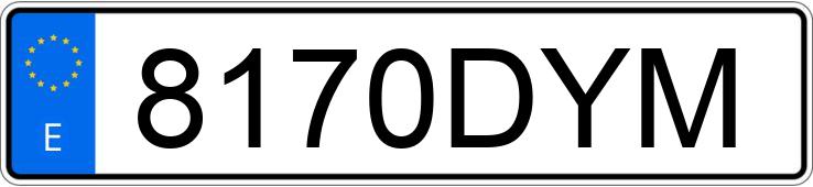 Numer rejestracyjny 8170DYM posiada MERCEDES E 250 (210) Numer rejestracyjny 8170DYM posiada MERCEDES E 250 (210)