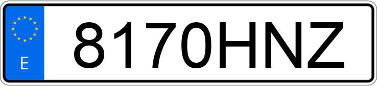 Numer rejestracyjny 8170HNZ posiada RENAULT MEGANE Numer rejestracyjny 8170HNZ posiada RENAULT MEGANE