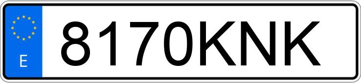 Numer rejestracyjny 8170KNK posiada YAMAHA T-MAX Numer rejestracyjny 8170KNK posiada YAMAHA T-MAX