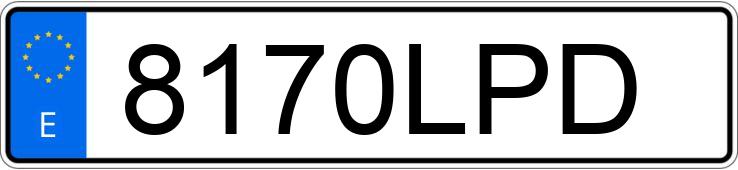 Numer rejestracyjny 8170LPD posiada BMW SERIE 4