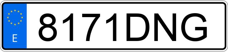 Numer rejestracyjny 8171DNG posiada SEAT IBIZA Numer rejestracyjny 8171DNG posiada SEAT IBIZA