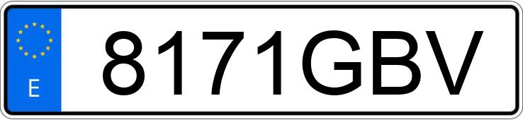 Numer rejestracyjny 8171GBV posiada CITROEN C4