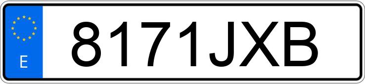 Numer rejestracyjny 8171JXB posiada RENAULT CLIO Numer rejestracyjny 8171JXB posiada RENAULT CLIO