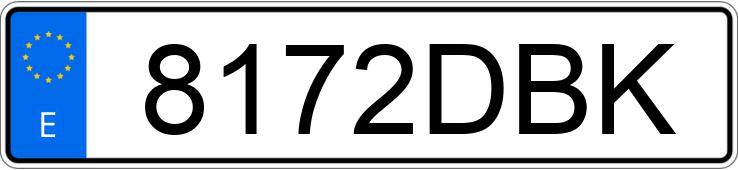 Numer rejestracyjny 8172DBK posiada VOLKSWAGEN BORA Numer rejestracyjny 8172DBK posiada VOLKSWAGEN BORA