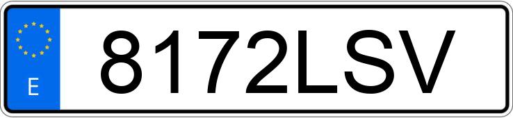 Numer rejestracyjny 8172LSV posiada BMW X5