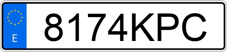 Numer rejestracyjny 8174KPC posiada PEUGEOT 2008