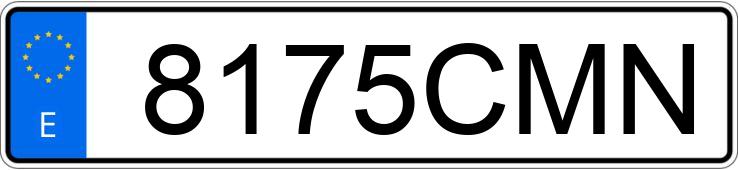 Numer rejestracyjny 8175CMN posiada AUDI A2