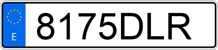 Numer rejestracyjny 8175DLR posiada VOLKSWAGEN TOUAREG