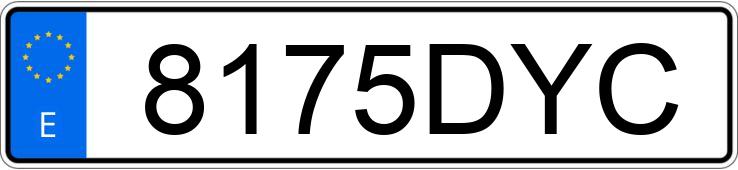 Numer rejestracyjny 8175DYC posiada SEAT LEON