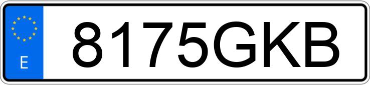 Numer rejestracyjny 8175GKB posiada CITROEN C4