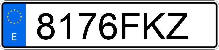 Numer rejestracyjny 8176FKZ posiada JAGUAR X TYPE