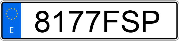 Numer rejestracyjny 8177FSP posiada OPEL ASTRA