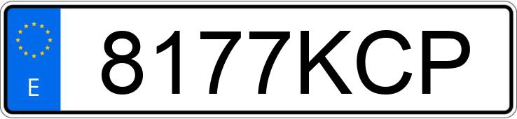 Numer rejestracyjny 8177KCP posiada KIA CARENS Numer rejestracyjny 8177KCP posiada KIA CARENS