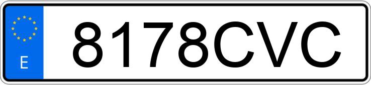 Numer rejestracyjny 8178CVC posiada DAEWOO KALOS
