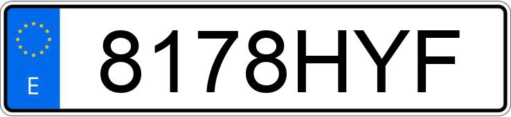 Numer rejestracyjny 8178HYF posiada VOLKSWAGEN POLO Numer rejestracyjny 8178HYF posiada VOLKSWAGEN POLO