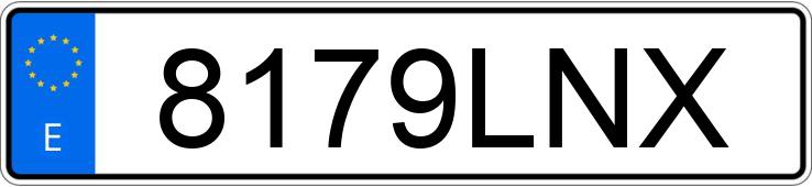 Numer rejestracyjny 8179LNX posiada AUDI A6