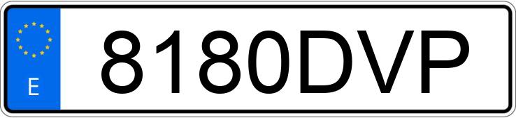 Numer rejestracyjny 8180DVP posiada VOLKSWAGEN TOUAREG