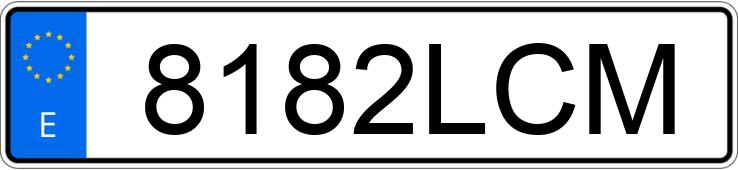 Numer rejestracyjny 8182LCM posiada MERCEDES CLA (118)