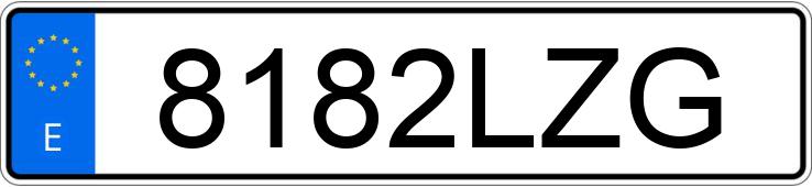 Numer rejestracyjny 8182LZG posiada CITROEN C5 AIRCROSS