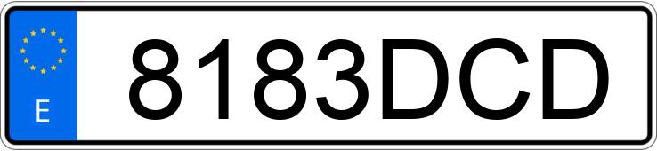 Numer rejestracyjny 8183DCD posiada SEAT CORDOBA Numer rejestracyjny 8183DCD posiada SEAT CORDOBA