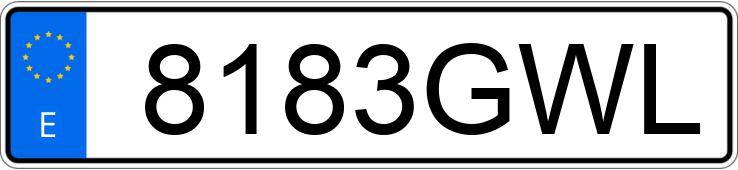 Numer rejestracyjny 8183GWL posiada FORD FIESTA Numer rejestracyjny 8183GWL posiada FORD FIESTA