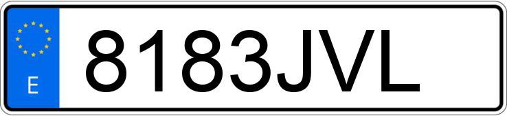 Numer rejestracyjny 8183JVL posiada PEUGEOT 208