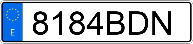 Numer rejestracyjny 8184BDN posiada MERCEDES VITO Numer rejestracyjny 8184BDN posiada MERCEDES VITO