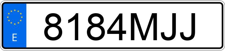 Numer rejestracyjny 8184MJJ posiada SEAT ATECA 2.0TDI S/S 116 REFERENCE XM