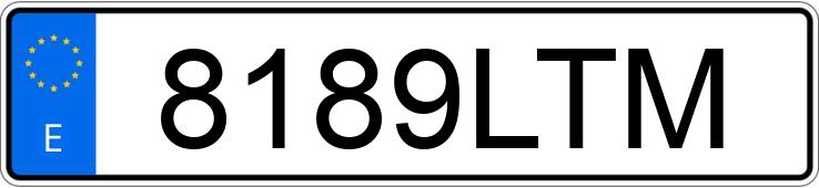 Numer rejestracyjny 8189LTM posiada VOLKSWAGEN T-CROSS