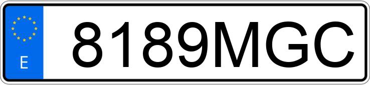 Numer rejestracyjny 8189MGC posiada RENAULT CAPTUR