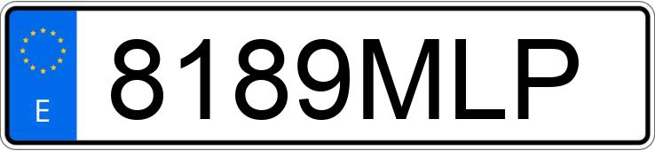 Numer rejestracyjny 8189MLP posiada VOGE SR1
