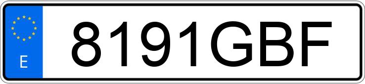 Numer rejestracyjny 8191GBF posiada BMW SERIE 3 Numer rejestracyjny 8191GBF posiada BMW SERIE 3