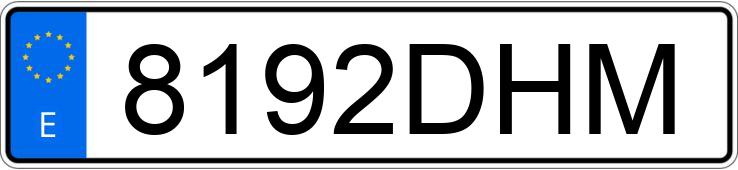 Numer rejestracyjny 8192DHM posiada OPEL ASTRA