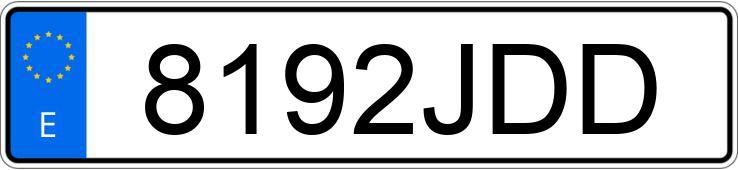 Numer rejestracyjny 8192JDD posiada KIA CEED