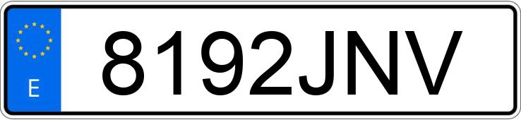 Numer rejestracyjny 8192JNV posiada TOYOTA AURIS