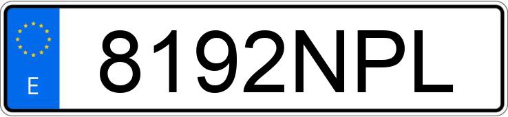 Registreringsnummeret 8192NPL har OPEL MOKKA