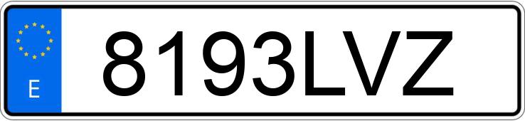 Numer rejestracyjny 8193LVZ posiada SEAT ATECA 1.5ECOTSI S/S X-PERIENCE DSG