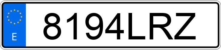 Numer rejestracyjny 8194LRZ posiada VOLKSWAGEN TIGUAN ALLSPACE