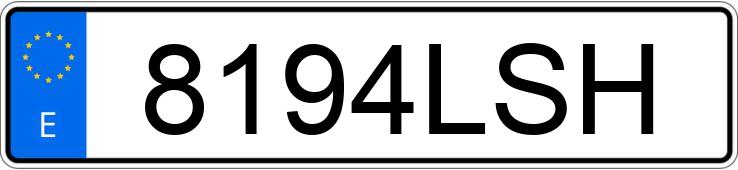 Il numero di registrazione 8194LSH ha RENAULT CLIO