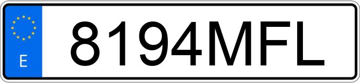 Numer rejestracyjny 8194MFL posiada TOYOTA YARIS Numer rejestracyjny 8194MFL posiada TOYOTA YARIS