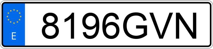 Numer rejestracyjny 8196GVN posiada AUDI A4 Numer rejestracyjny 8196GVN posiada AUDI A4