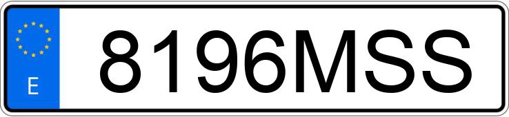 Numer rejestracyjny 8196MSS posiada SEAT LEON Numer rejestracyjny 8196MSS posiada SEAT LEON